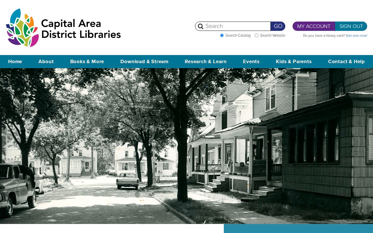 Delta Township previous residents reference image of the CADL house-history guide