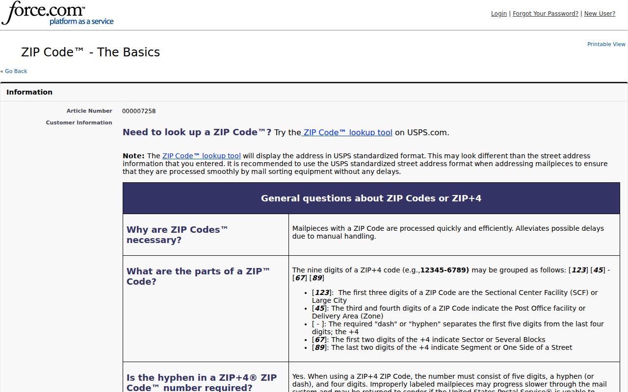 Delta Township ZIP code directory research using the USPS delivery-geography explanation